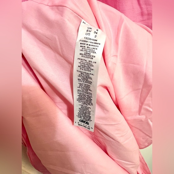 ASO Puff Shoulder Dress NWT - Picture 5 of 6